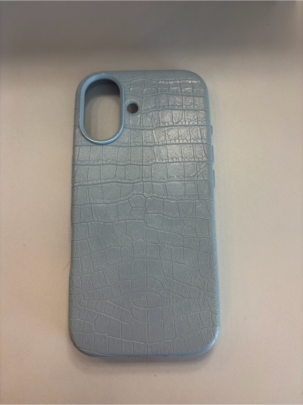 Target Pale Blue Croc-Embossed IPhone 17 Case
